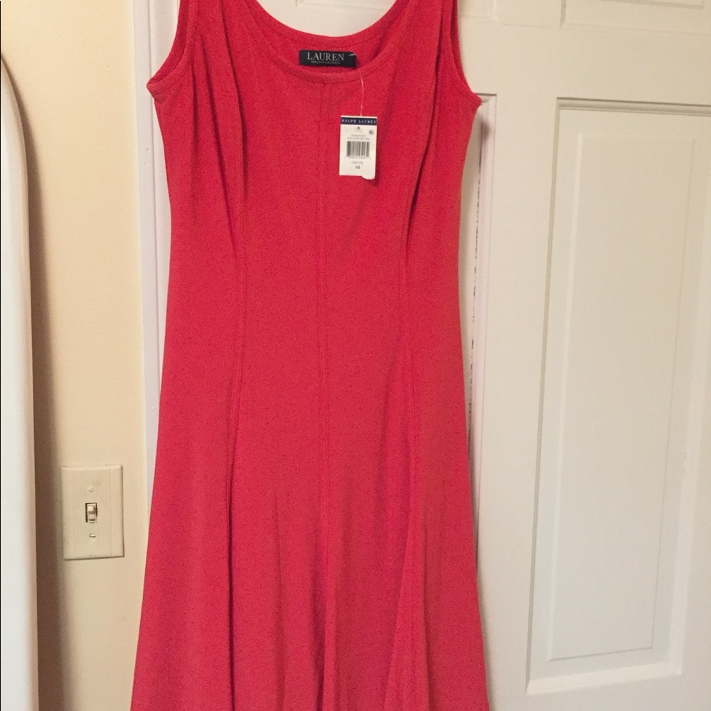 Pink orange sundress